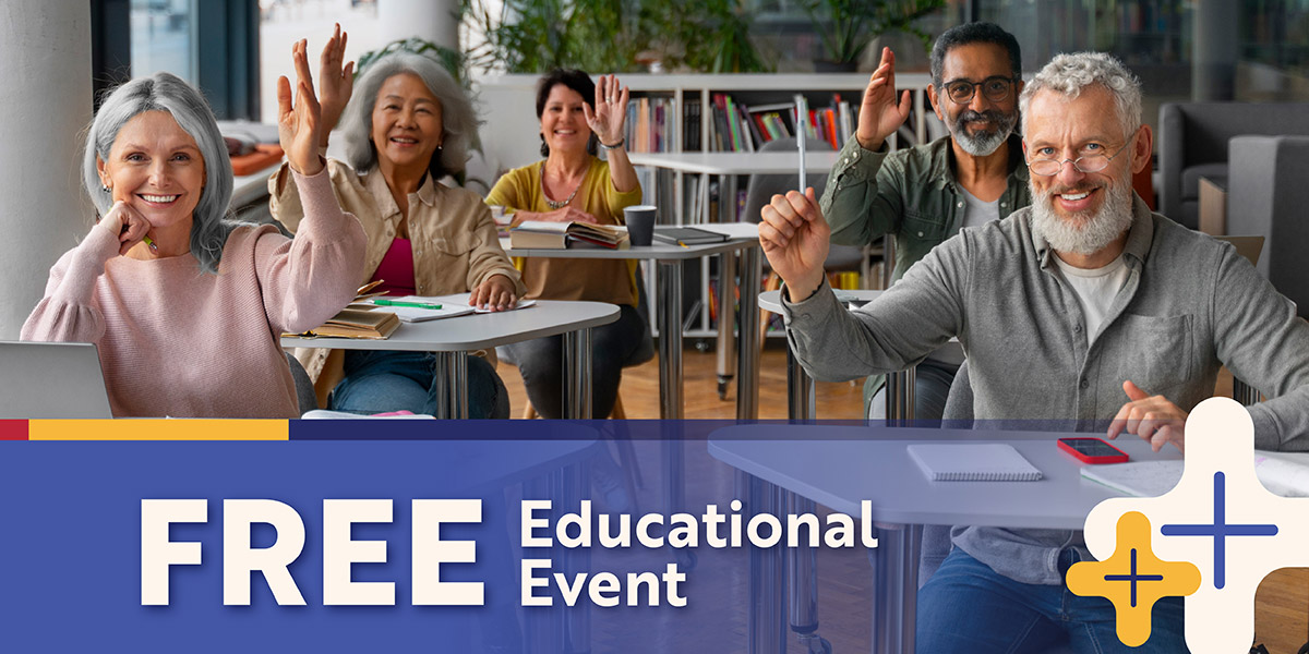 Community seminar on AI and retirement income, free educational event.