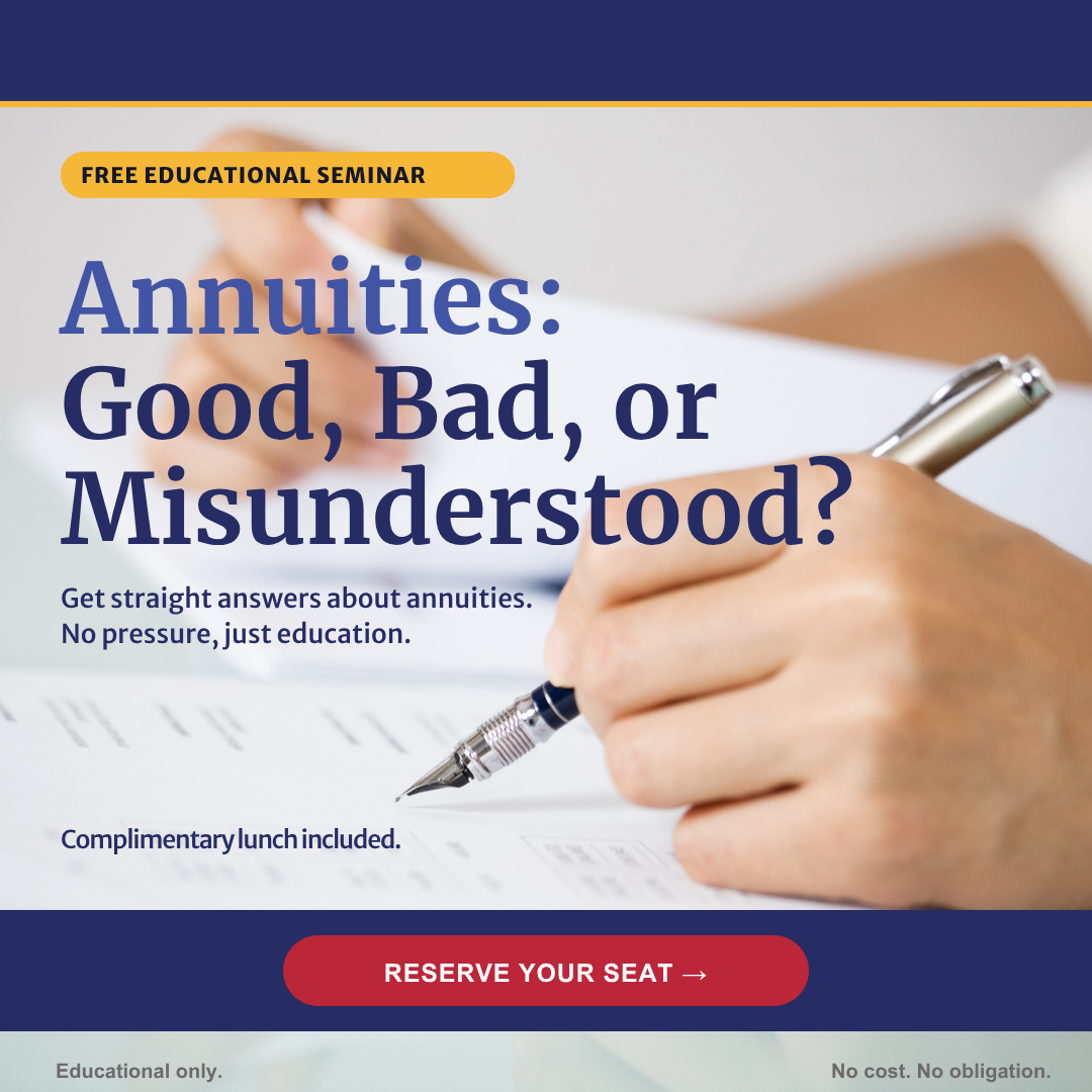 annuities lunch seminar Asset Guard Triad NC