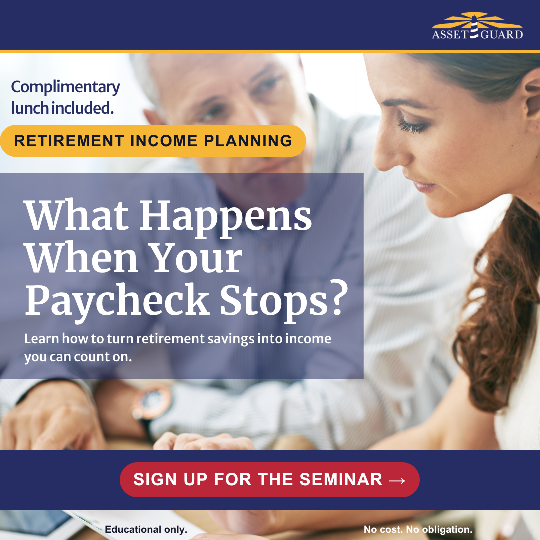 what happens when your paycheck stops - retirement planning seminar triad nc